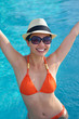 Photo: beautiful gril on beach have fun beautiful gril on beach have fun