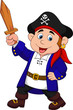 Pirate boy cartoon