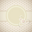 Frame in retro vintage background. Vector illustration.