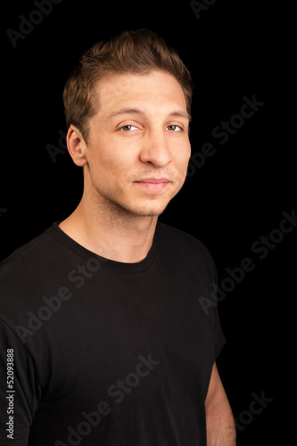 Photo: Adult Male in Black Adult Male in Black