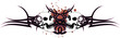 skull tribal tattoo vector6