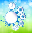 Website template. Vector illustration.
