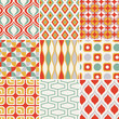 retro seamless abstract geometric pattern