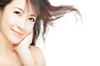 close up young beautiful Woman face