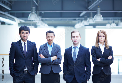 Photo: Multi-ethnic business team Multi-ethnic business team
