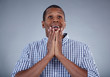 Joyful man
