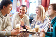Photo: Friends in cafe Friends in cafe