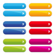 Colorful long round button set