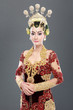woman traditional wedding dress of java