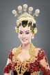 woman traditional wedding dress of java