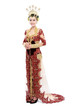 woman traditional wedding dress of java