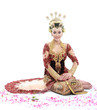woman traditional wedding dress of java