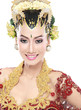 woman traditional wedding dress of java