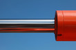 Hydraulik an einem Bagger