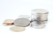 Stack of Thai coins