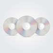 Vector: Blue-ray, DVD or CD disc. Vector illustration Blue-ray, DVD or CD disc. Vector illustration
