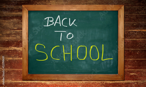 Illustration: Kreidetafel - Back to School Kreidetafel - Back to School