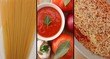 Gratin de Spaghetti sauce tomate