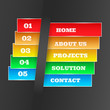 Vector website design elements