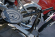 Machine gun mounted on the sidecar