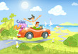 Illustration: Driving to the Sea Driving to the Sea
