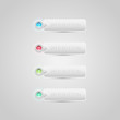 Vector colorful buttons