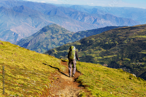 Photo: Hike in Bolivian mountains Hike in Bolivian mountains