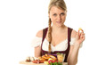Frau im Dirndl