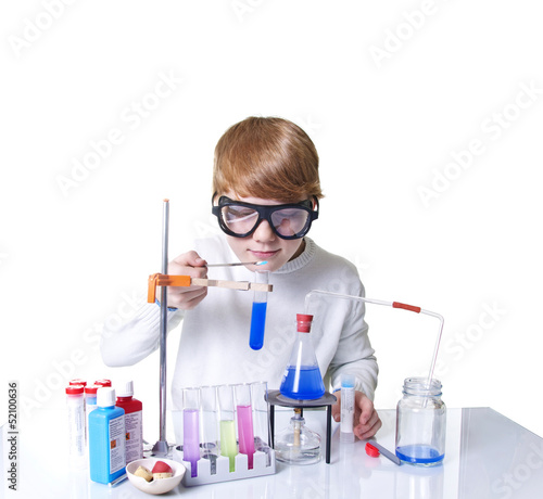 Photo: Junger Chemiker Junger Chemiker