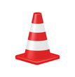 Red traffic cone