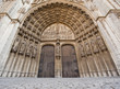 Entrance to the Cathedral of Our Lady in Antwerp, Belgium