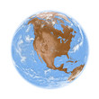 North America on Earth
