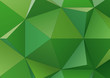 Green glossy background from triangles