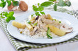 Photo: Hühnerfrikassee mit frischem Spargel Hühnerfrikassee mit frischem Spargel