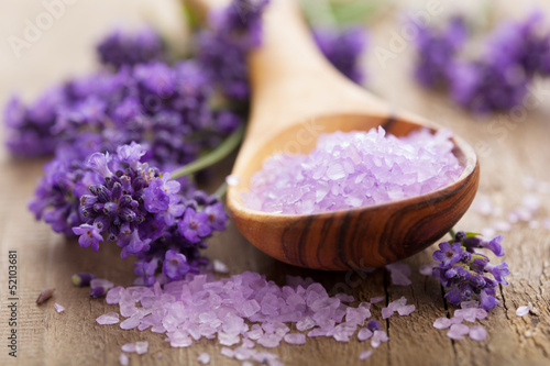 Photo: lavender salt for spa lavender salt for spa