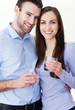 Photo: Couple with glasses of water Couple with glasses of water