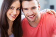 Photo: Smiling young couple Smiling young couple
