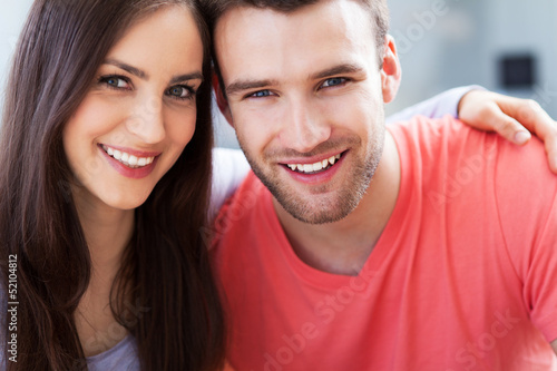 Photo: Smiling young couple Smiling young couple