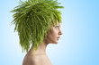 beuty portrait og ecology girl