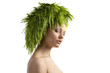 ecological portrait of beauty girl