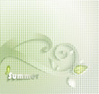 Abstract green summer background