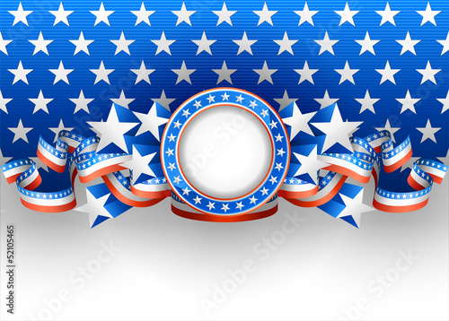 Vector: American background American background