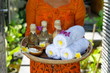Massage therapist at the luxury Spa on Bali Island