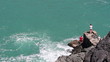 Fishermen fishing en Fuerteventura (Canary)