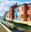 Burano village near Venise