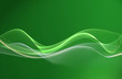 Abstract Light Green Waves On ...