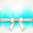 Vector: blue background with white bow blue background with white bow