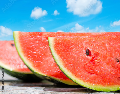 Photo: watermelon and sky watermelon and sky