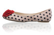 Photo: Female pump over white background Female pump over white background