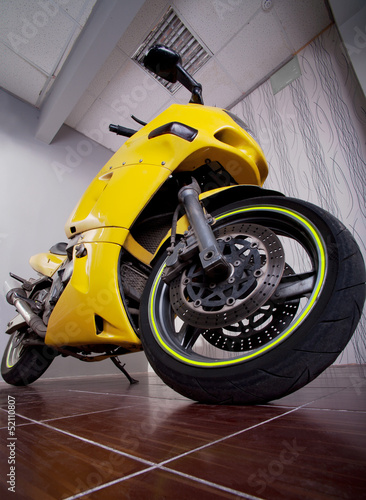 Photo: motorcycle in garage motorcycle in garage
